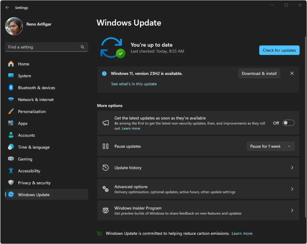 Windows Update Windows 11 - RenoArifigar.com