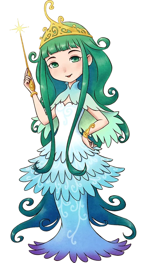 Harvest Goddess Artwork - Story of Seasons Friends of Mineral Town