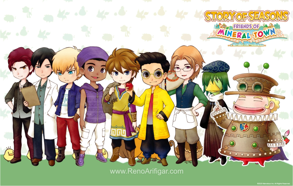 Daftar Gift untuk Bachelors Story of Seasons Friends of Mineral Town - RenoArifigar.com