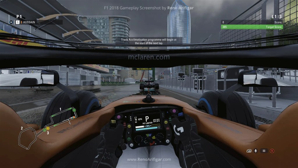 Rekomendasi Mod F1 2018 - Wet Free Practice Gameplay - RenoArifigar.com