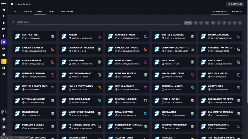 NFS World Nightriderz : Horizon Leaderboard - RenoArifigar.com