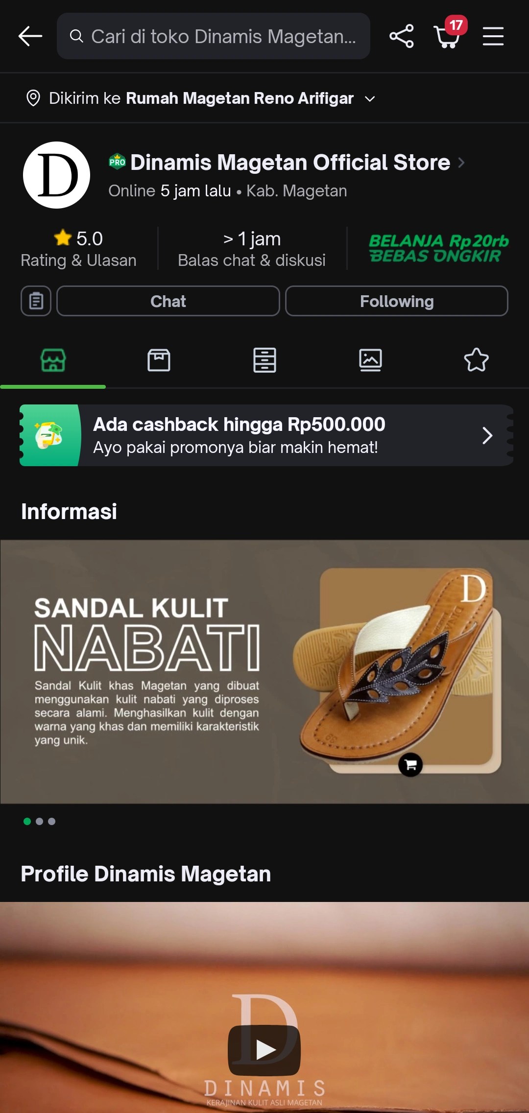 Tokopedia Dinamis Magetan Official Store