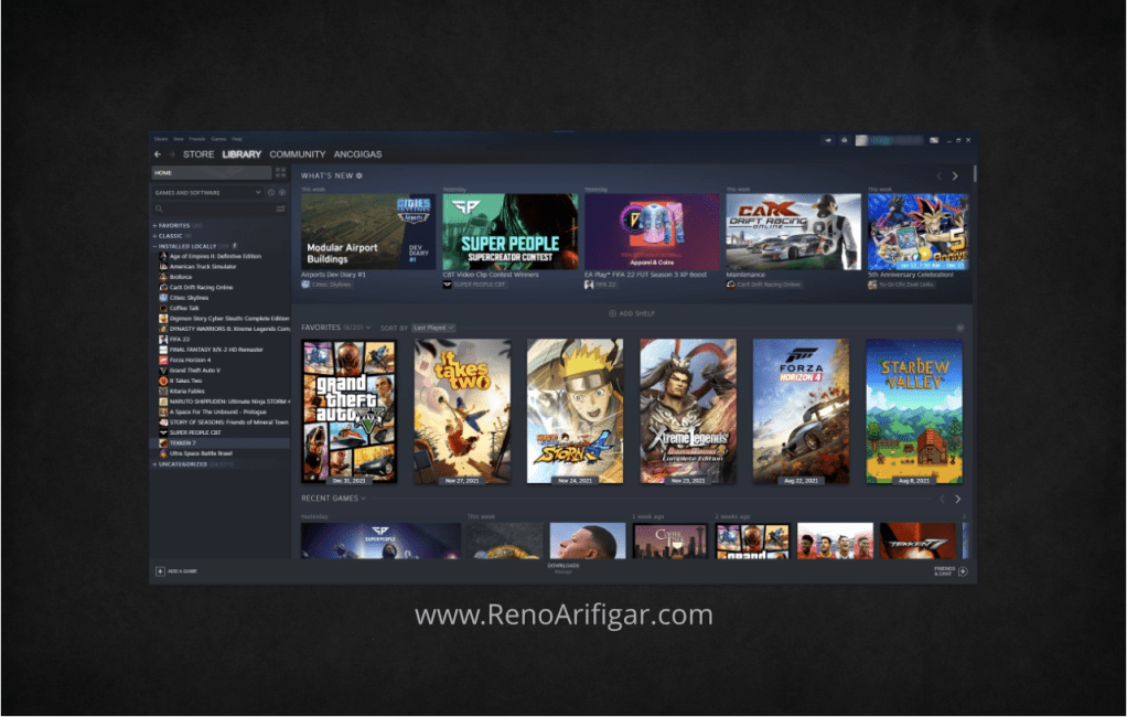 Backup & Restore Game Steam - RenoArifigar.com