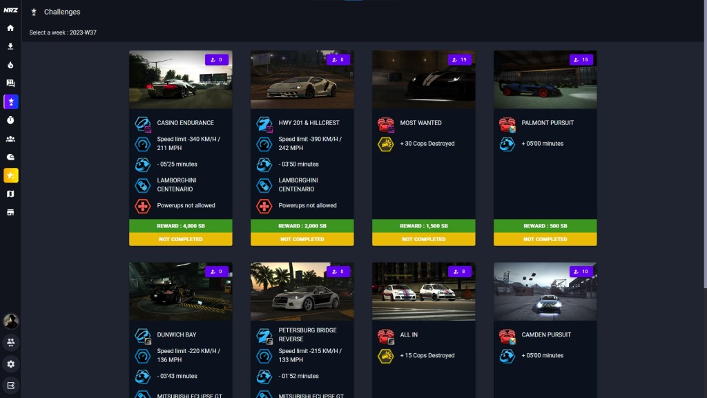 NFS World Nightriderz : Horizon Weekly Challenge - RenoArifigar.com