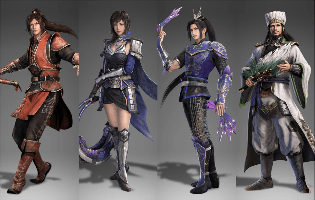 Ling Tong, Wang Yi, Zhang He, Zhuge Liang DW9 - RenoArifigar.com