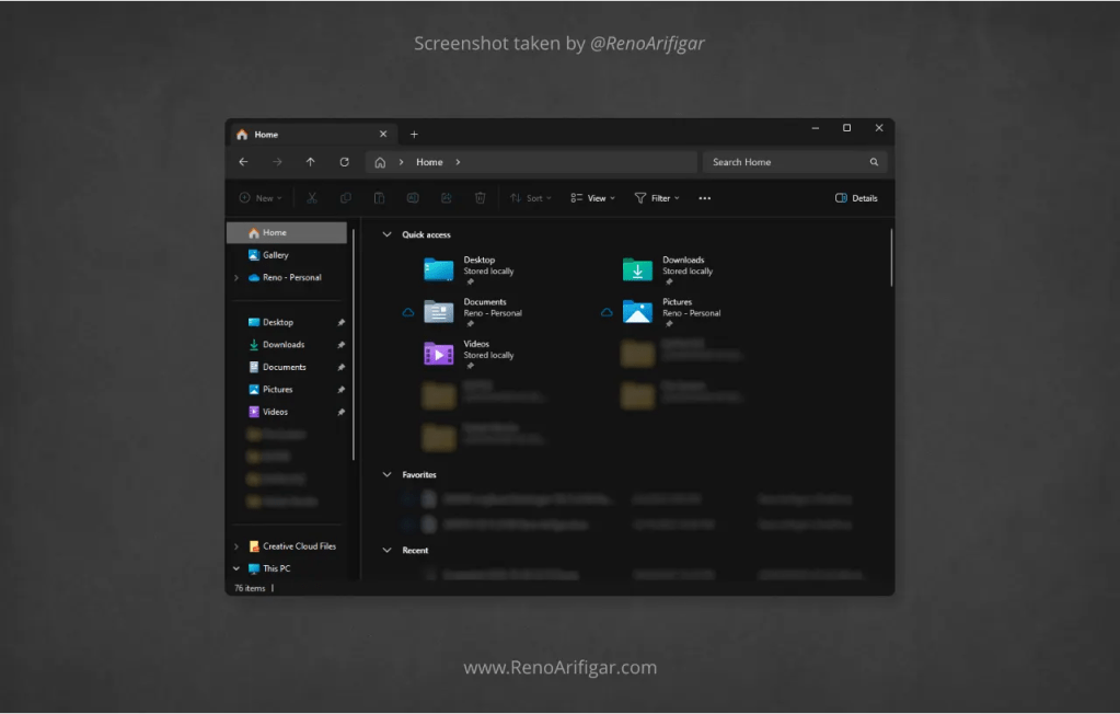 Hilangkan Frequently Used Folder dari File Explorer Windows&nbsp;11